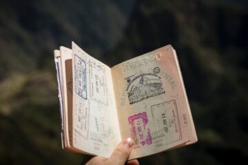 Passport stamps