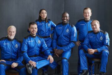 Blue Origin crew crew of New Shepard NS-21