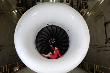 Virgin Atlantic SAF Flight Engine Test