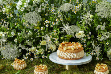 The Dorchester - Cake and Flowers