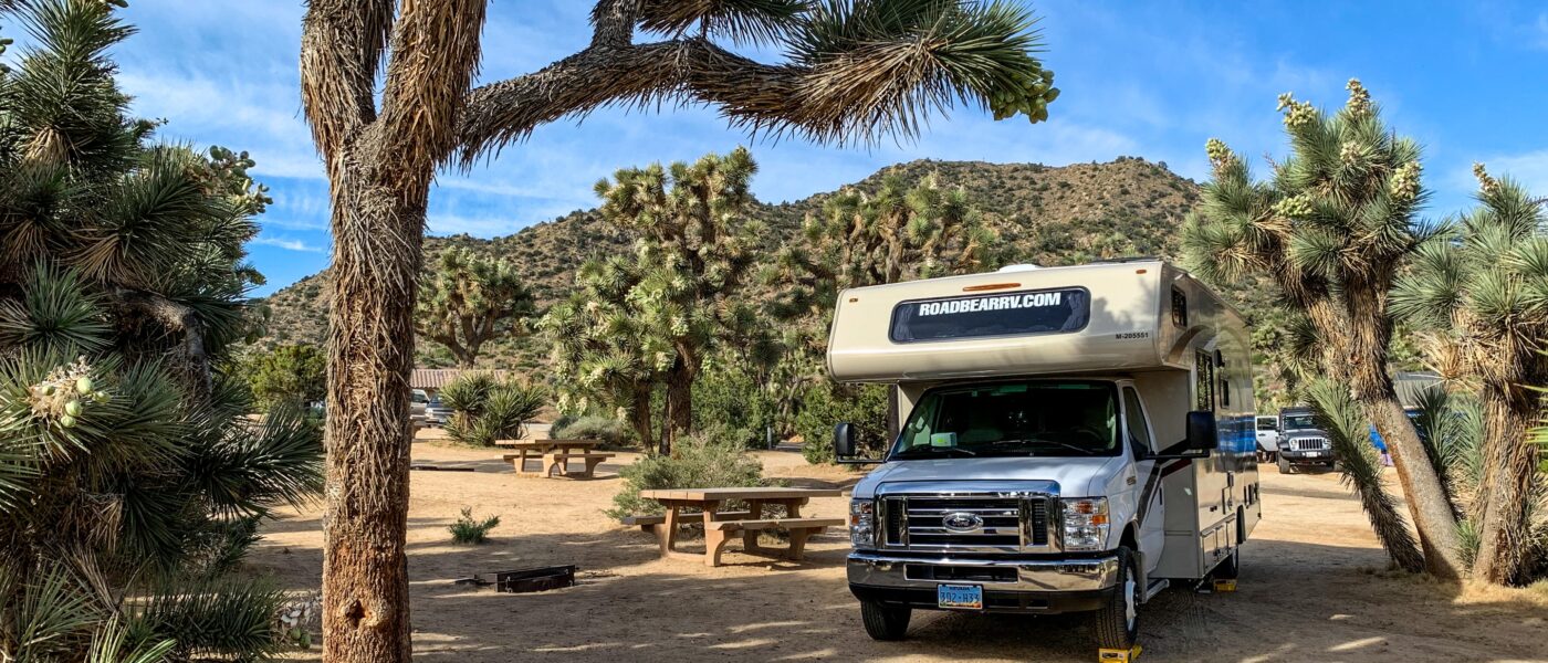 RV in Joshua Tree